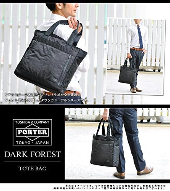 Porter Tote Bag [DARK FORESTDark Forest] 1. Black