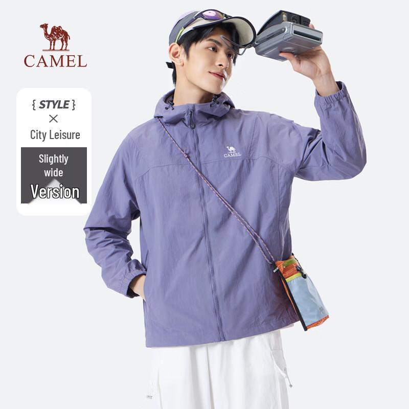 CAMEL Unisex Outdoor Water & Oil Resistant Hooded Jacket M35BA6V062