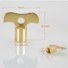 10pcs/set Faucet Key Key Switch Water Tap Key Gold Color