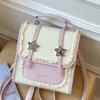 Schoolbag Foreign Style Small Backpack Backpack Women's 1011 Spring New Women's Shoulder Bag Korean Version Fresh Portable Women's Bag Fashion