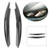 Car Headlight Cover Eyelid Eyebrow Eye Lid Brow Fit For VW Golf 6 MK6 2008 2009 2010 2011 2012 2013 Carbon Fiber Styling ABS