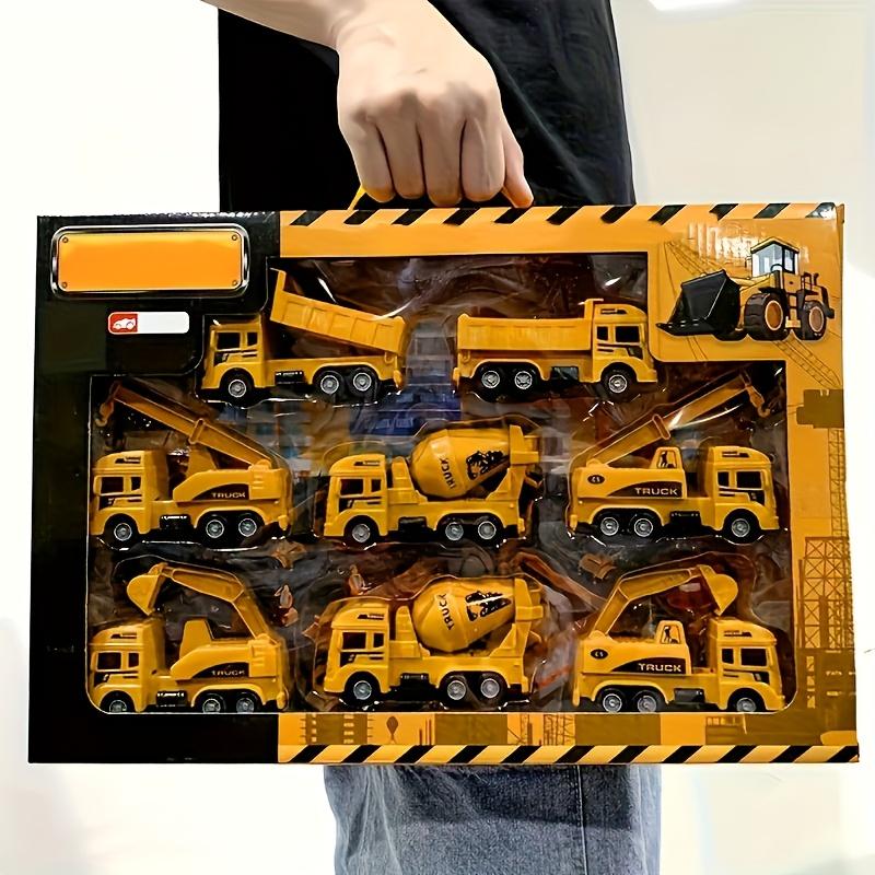 

Construction Vehicle Set Including Excavator Mixer Truck And Crane Perfect Gifts for City Boys Automotive Toys for Children engineering vehicle set