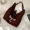 2 Niche Leopard Print Large Capacity Double-sided Canvas Commuter Tote Bag Handbag Shoulder Underarm Bag Women's Bag