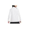 Nike Logo Pattern Round Neck Zip Jacket Women Jacket White DX1490-100