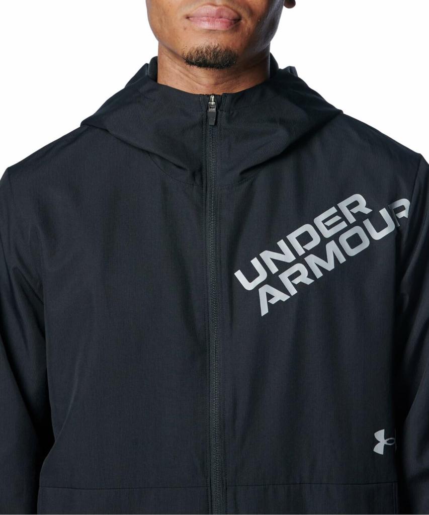 Under Armour UA Tricot Lined Woven LG Jacket, Black,