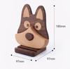 Sakulaya Glasses Jewelry Smartphone Accessory Glasses For Walnut Material Stand, Tabletop, Wooden, Dog-Shaped Design, Storage, Stand, Storage, Hanger,
