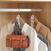 4Pcs/set  Plastics Hanger Connection Hook Stackable Space Saving Storage Multifunctional Hanging Clothes Rack