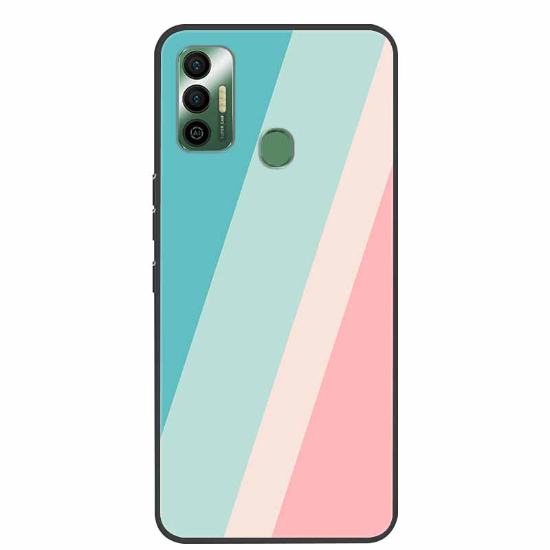 Per Tecno Spark 7 Custodia Lusso Silicone Morbido TPU Cover Custodie per Telefono Per Tecno Spark 7 Pro Spark 7P Spark7 Protettiva KF6 Coque