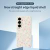 For Samsung Galaxy A56 5G Case Small Flower Pattern Printing Straight Edge TPU Phone Back Cover