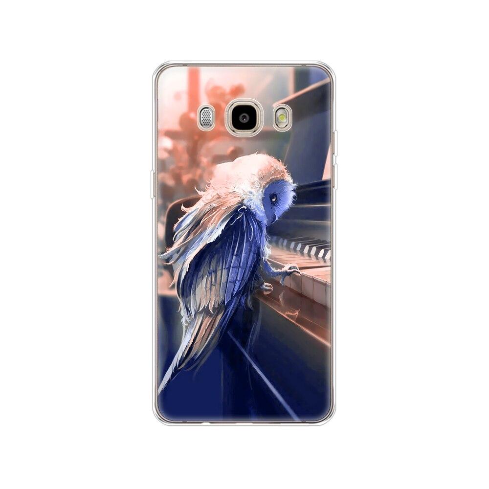 Case FOR Samsung Galaxy J7 J5 2016 Case J710 510F Cover FOR Samsung J7 J5 2016 Case Shell Winter Snow Christmas