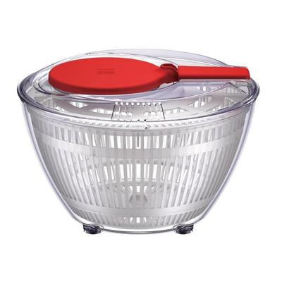 World Create Salada Vegetal Feita em Diâmetro de 27cm x 17cm Grande Perfeita para Macarrão e Saladas Secador, Grande, Drenador Fácil de Limpar, Japão, Vermelho, ViV,