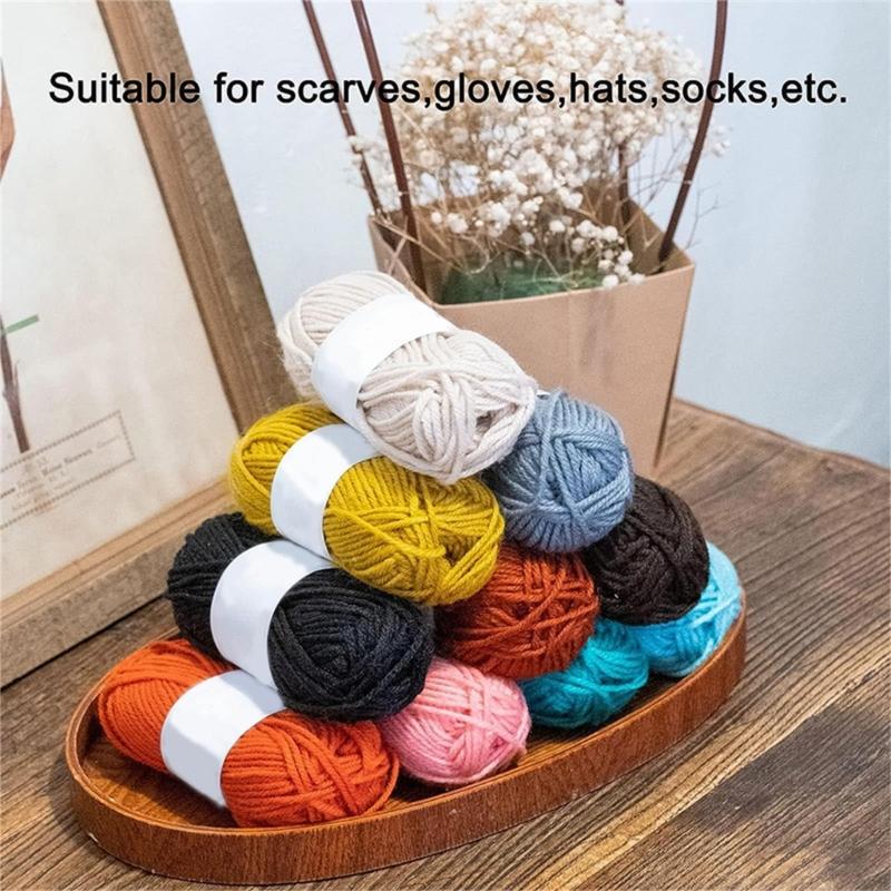 Beginners Crochet Kits Crochet Yarn and Crochet Hook Set for Making Bag, Gloves
