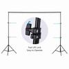 200 * 200cm 78 * 78inches Aluminium Alloy Adjustable Photography Studio Background Backdrop Stand Support System Kit