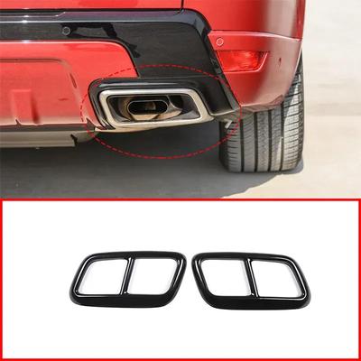 Voor Range Rover Sport (L494)  Roestvrij Staal Zwart Auto Uitlaat Uitlaatpijp Eindstukken Demper Pijp Cover Trim Auto Accessoires
