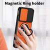 KEYSION Magnetic Phone Case for Infinix GT 30 30 Pro 5G Slide Camera Protection Upright Kickstand 360 Ring Shockproof Back Cover