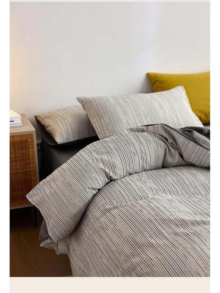 2025 Luxuriöse Winterbettwäsche aus reiner Baumwolle - Bettbezug & Bettlaken (4-teilig)