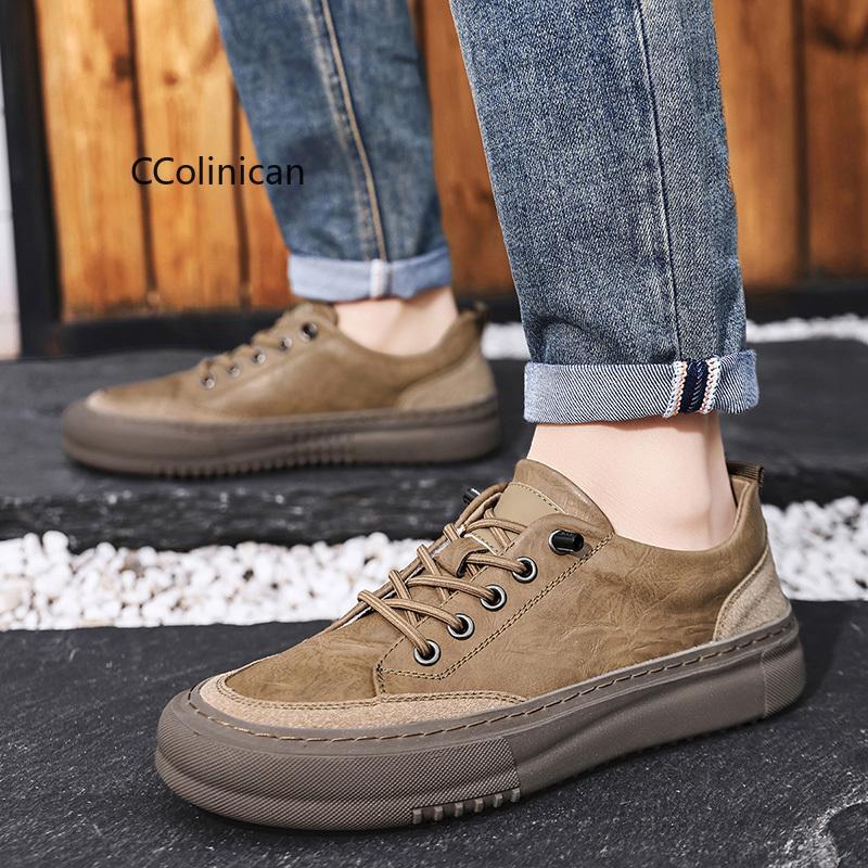 Fashion Office Men Walk Sneakers Non-Slip Comfortable Mens Tenis Masculino Sports Casual Travel Shoes Skateboard Footwear