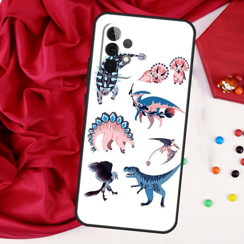 Skeleton Dinosaur Pattern For Samsung Galaxy A26 A05 A06 A16 A54 A34 A14 A22 A32 A52 A55 A35 A15 A53 A13 A56 A36 Case