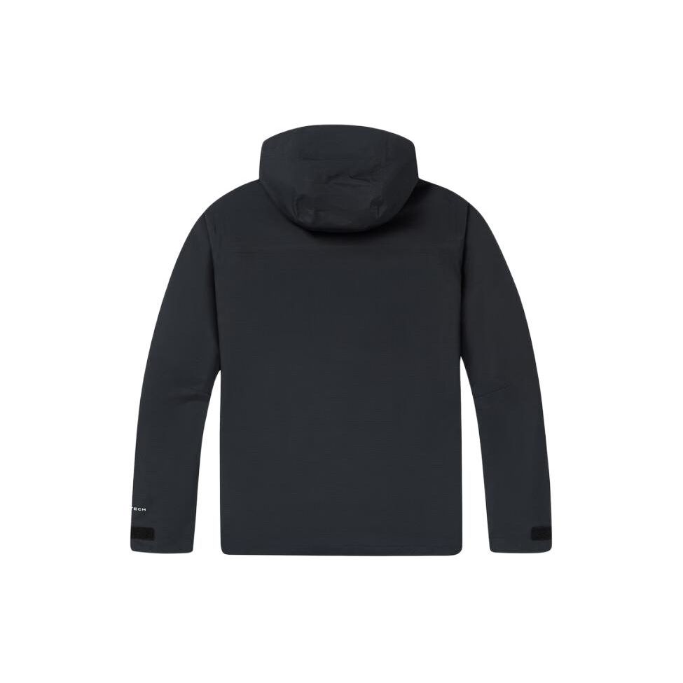Columbia Solid Color Pocket Spliced Casual Hooded Lightweight Waterproof Windproof Jacket Men jackets Black WE2778-010