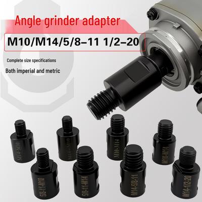 Angle Grinder Conversion Kit: M10 To M14, Drill Bit Extension, American Thread Adapter