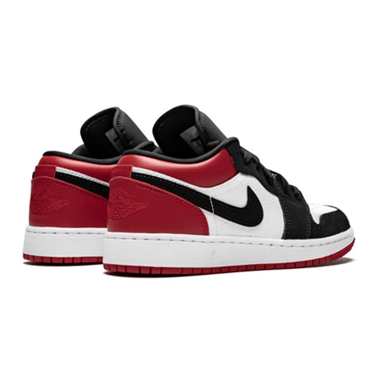 Air Jordan 1 Low Black Toe GS 553560-116