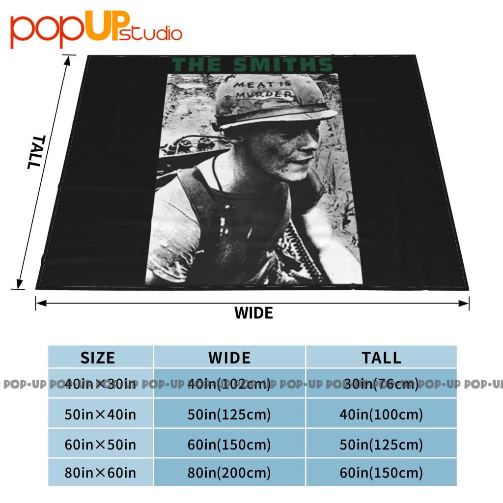 The Smiths Meat Is Murder Punk Rock Morissey Ultra-Soft Blanket Quilt Winter Sofa Cover Bed Covers