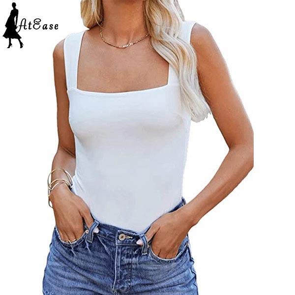 

Женская мода Лето Сексуальный жилет U-Neck Без рукавов Сплошной цвет Жилет Летний Повседневный Тонкий Спорт Лаконичный Топ