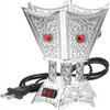 Electric Incense Burner, Middle Eastern Style Tabletop Electric Censer Censer Metal Incense Burner For Office Home Yoga