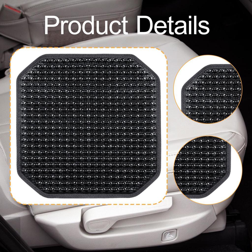 Cooling Pad Massage Seat Beaded Cover for Sedan