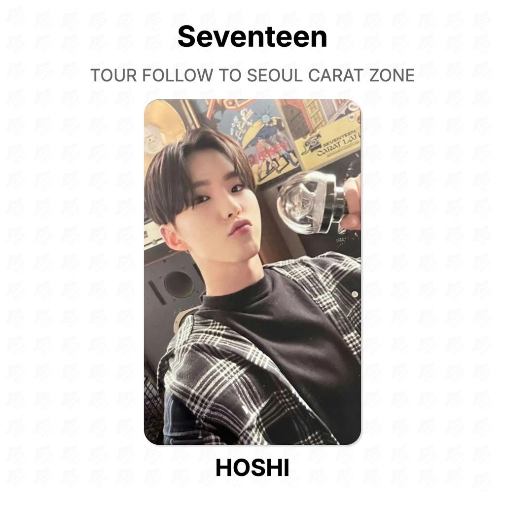 Seventeen TOUR FOLLOW TO SEOUL CARAT ZONE Official Photocard