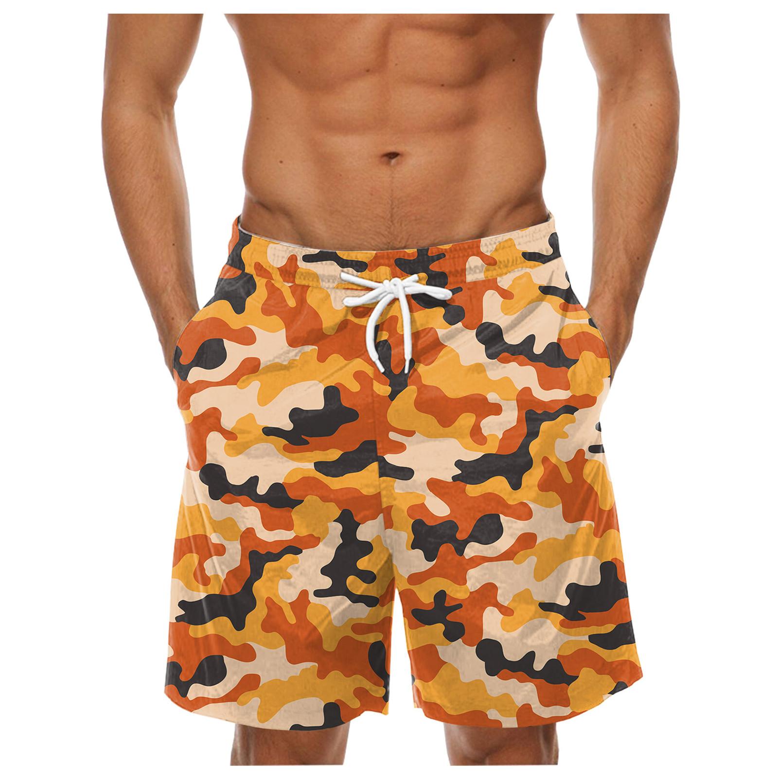 

(SU)Мужские шорты, летние каникулы, гавайские повседневные легкие мужские шорты, впитывающие влагу, мужские шорты, модные с карманами