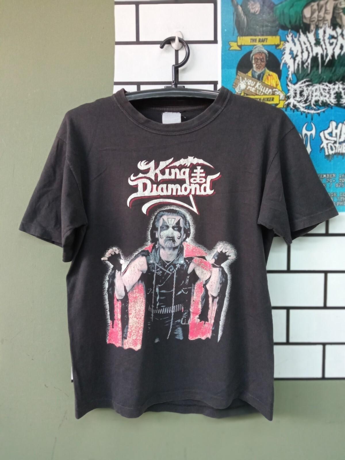 King Diamond Tour Rock Band Concert Album Black Unisex T shirt Reprint XXXXL