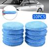 Microfiber Wax Applicator Pad Combination Diameter Ultra Soft with Finger Pocket Polish Car Wax Apply Buff Pads Car Cleaning