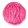 35x35cm Winter Plush Seat Pad Chair Cushion Faux Fur Wool Round Cover Fashion Living Room Soft