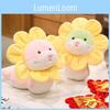 Sunflower Cartoon Cute Snake Plush Toy Girl Children Holiday New Year Doll Gift