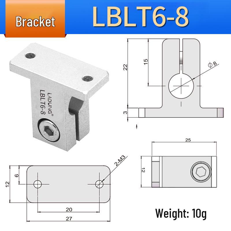 Rotary Bracket Cylinder Fastener LBLT2-20 Steel Pipe Clamp Connector SMBU