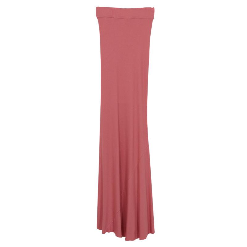 Korean Dongdaemun Women's Summer Drapey Fishtail Skirt – Comfortable & Slimming Long Skirt for a Trendy Look