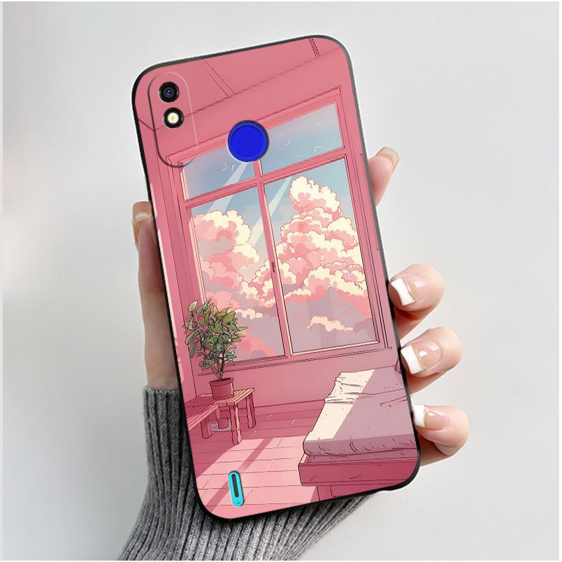 For Tecno Pop 3 Plus Spark 4 Lite Casing Luxury Cute Cool Boys Girls Black Matte Soft silicone Shockproof Back Phone Cover Case