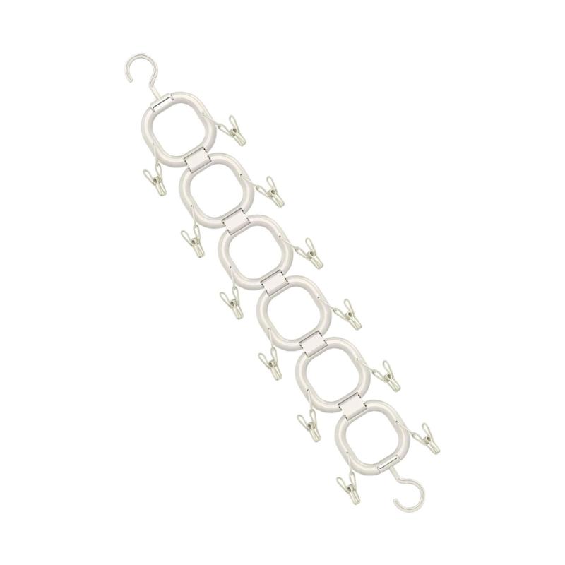 Entryway Hanger Shelf with Adjustable Hook Sturdy Structure Scarves Display Rack