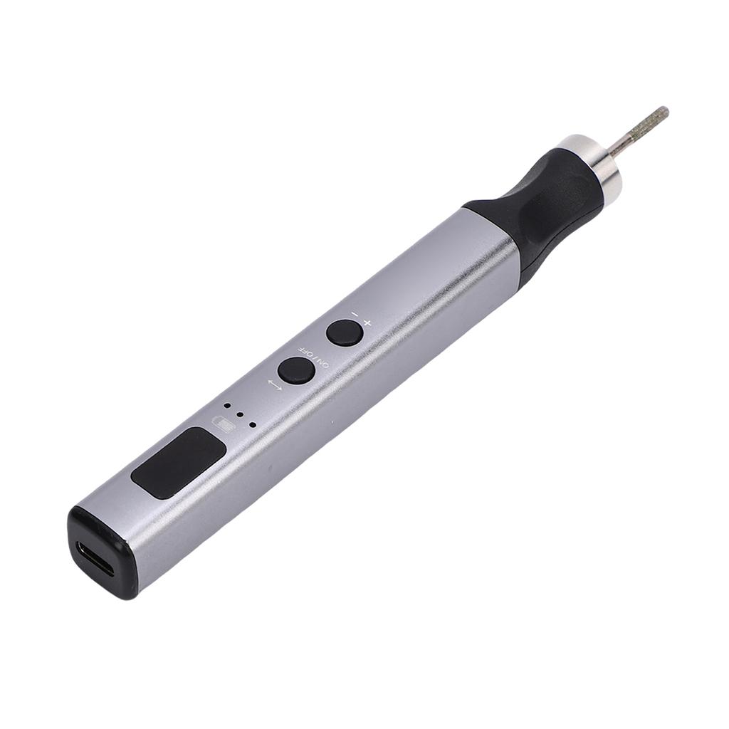   Cordless Rotating Tool 5 Speed Grinder Kit with 7 Accessories Type C Charging Art Craft Tool Cell Phone Repair Tool for Polishing Cutting Grindin