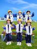 Dreiteiliges Schuluniform-Set im Academy-Stil für Frühling/Herbst für Erstklässler und Kindergarten