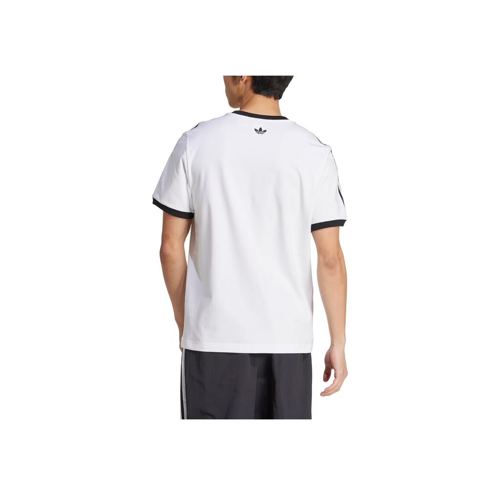 Adidas Originals X Offgod Collaboration SS25 Fashion Versatile Comfortable Short Sleeve T-Shirt Unisex Tops White KA2287