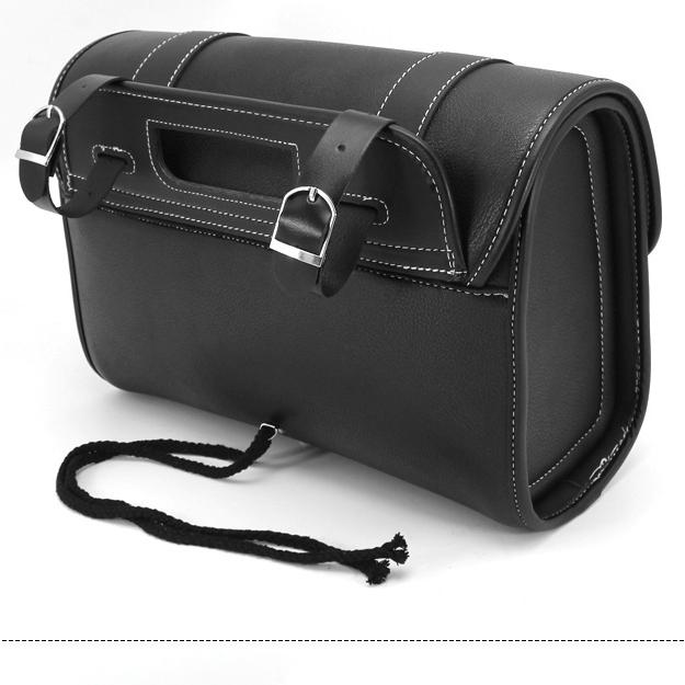 Retro Motorcycle Side Saddlebag Storage Bag for Harley Honda Rebel 250 300 500 1100 Tool Bag