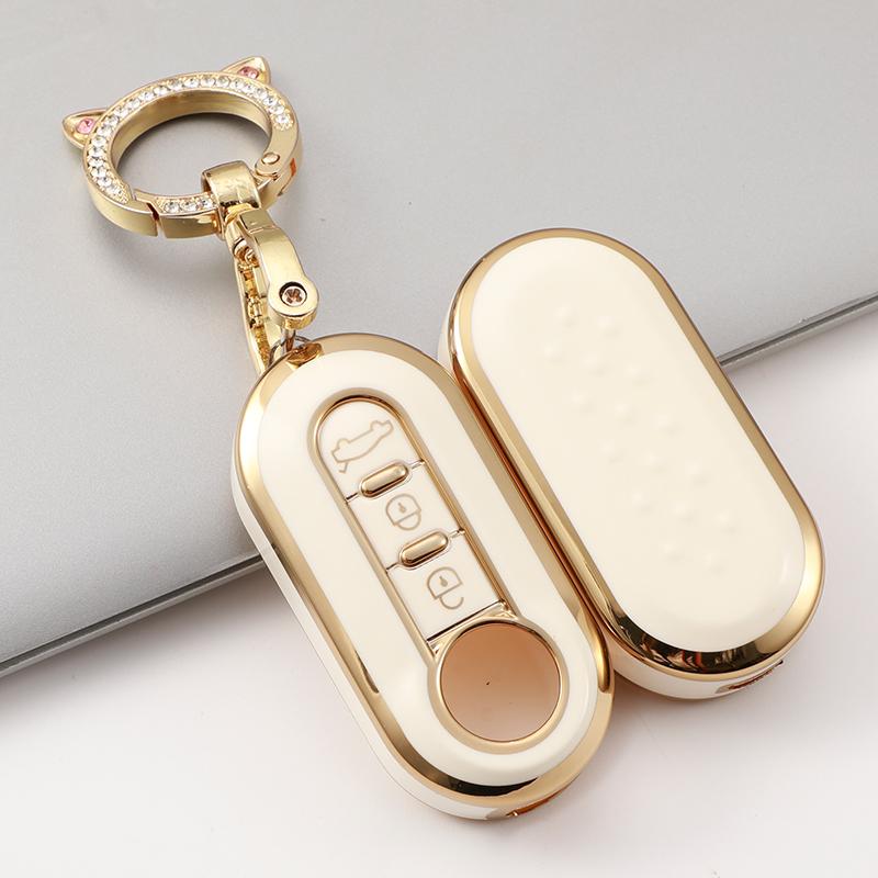 TPU Key Case Remote Fob Car Key Cover for Peugeot Boxer for Citroen Jumper for Fiat 500 Panda Ducato 500L Punto Lancia Musa