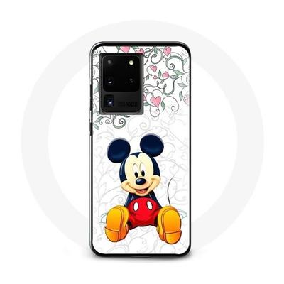 Case for Samsung Galaxy S20 Ultra Mickey Mouse Flowers Hearts