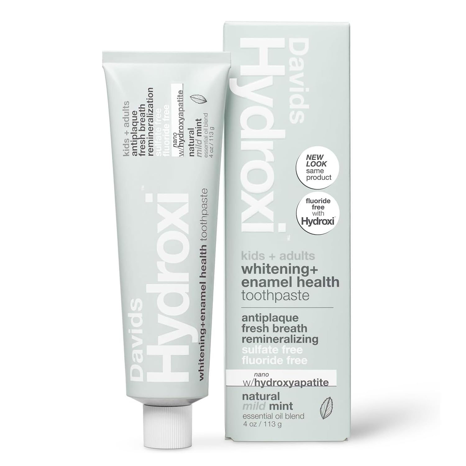 Отбеливающая зубная паста Davids Hydroxi™ (Мягкая мята) (113g)