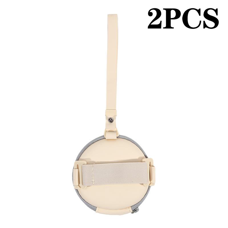 Folding Glasses Case Round Storage Bag Portable Leather Zipper Pouch Travel Sunglasses Reading Glasses Small Storage Bag