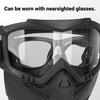 Anti-Fog Full Face Goggle Mask, Detachable 2-in-1 Lawn Mowing Goggles And Welding Mask Impact Resistant Windproof Protective Gear