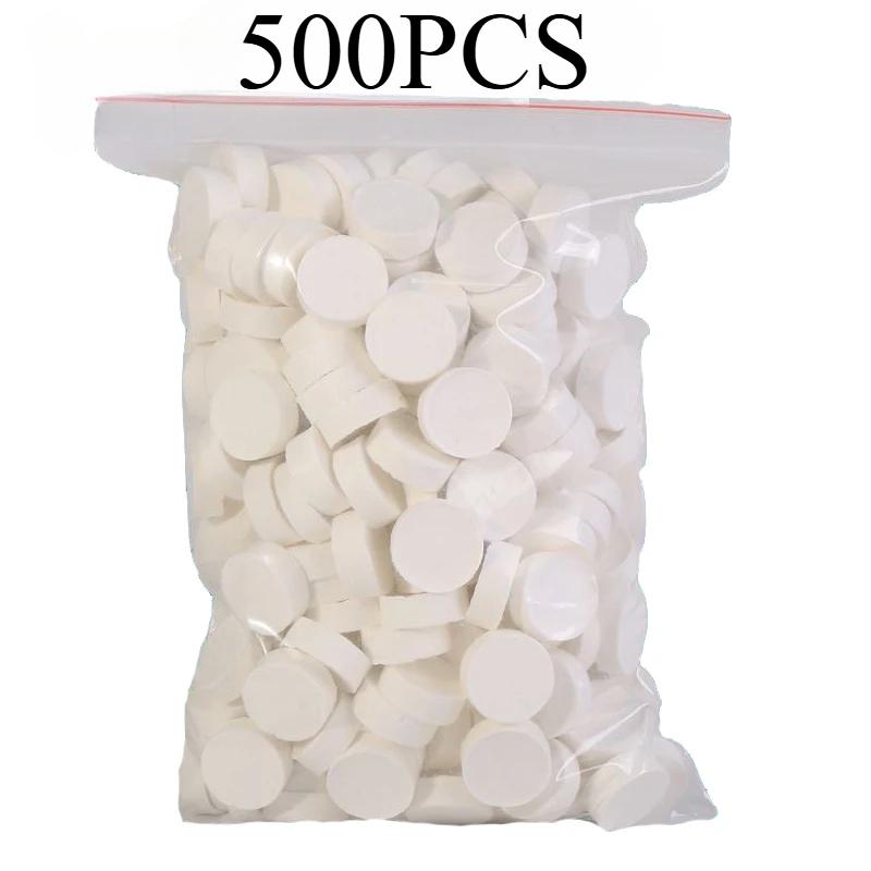 100/300/500PCS Compressed Towel Soft Disposable Coin Tissue Portable Mini Compressed Towel Absorbent Travel BBQ Outdoor Camping