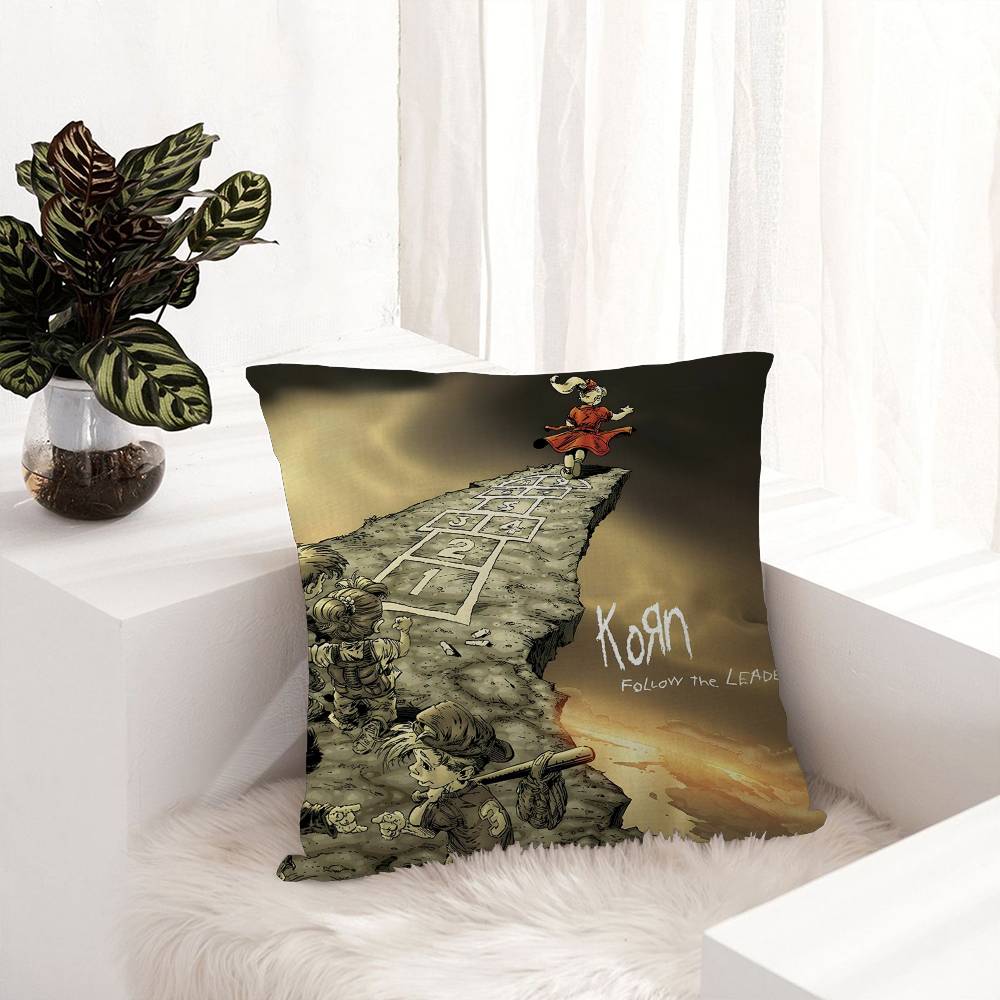 New Korn Cohen Band Personalized Pillow Dust Cover Bedroom Kids Party Decoration Pillowcase Birthday Children Gift